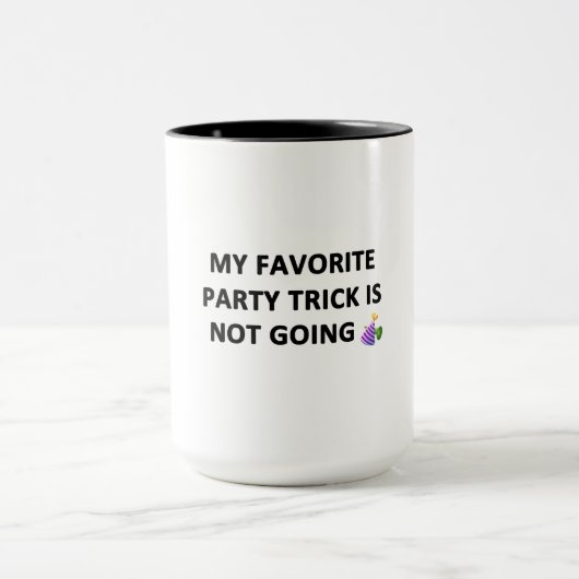 Mug Mon truc préféré pour animer une soirée (Centre)