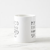 Mug Mon Type De Sang Est Épice Citrouille (Centre)