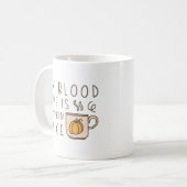 Mug Mon Type De Sang Est Épice Citrouille (Devant gauche)