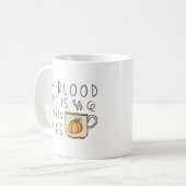 Mug Mon Type De Sang Est Épice Citrouille (Devant gauche)