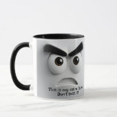 Mug Mon visage calme ! Ajoutez un nom, message, visage (Gauche)