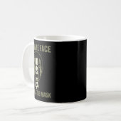 Mug Mon visage de jeu est mon masque de Byttle Fan de  (Devant gauche)