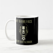 Mug Mon visage de jeu est mon masque de Byttle Fan de  (Gauche)