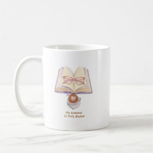 Mug Mon week-end est complet Amoureux de livres Cozy