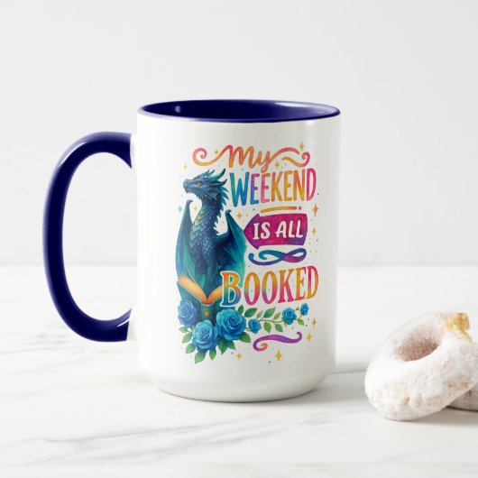 Mug Mon Week-End Est Réservé (Avec donut)