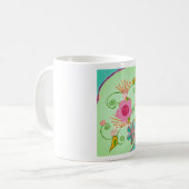 Mug Mon XOXO Little Princess Floral Art Design d'impre (Devant gauche)