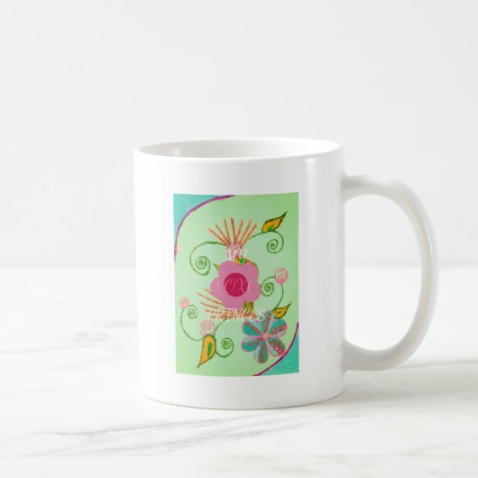 Mug Mon XOXO Little Princess Floral Art Design d'impre (Droite)