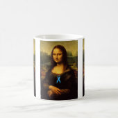 Mug Mona Lisa Au Ruban Bleu (Centre)