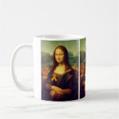 Mug Mona Lisa Au Ruban Orange (Gauche)