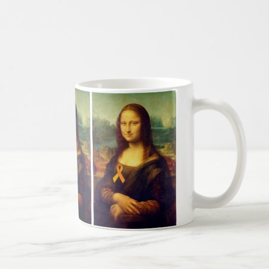 Mug Mona Lisa Au Ruban Orange (Droite)