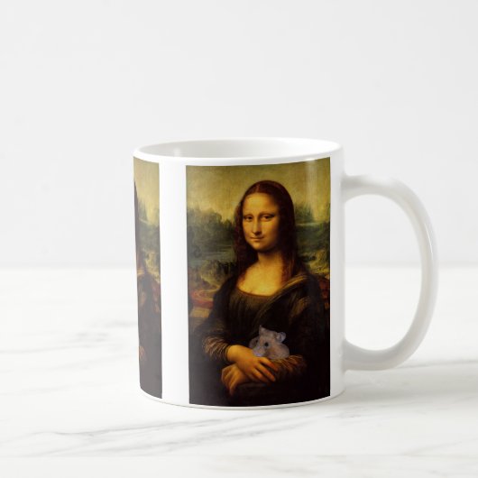 Mug Mona Lisa Avec Hamster (Droite)