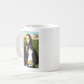 Mug Mona Lisa - Chat noir et blanc SH (Devant gauche)