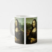 Mug Mona Lisa de Léonard de Vinci, Art de la Renaissan (Devant gauche)
