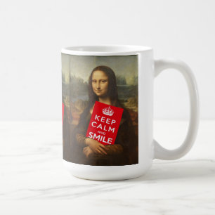 Mug Mona Lisa Dit Garder Le Calme Et Le Sourire