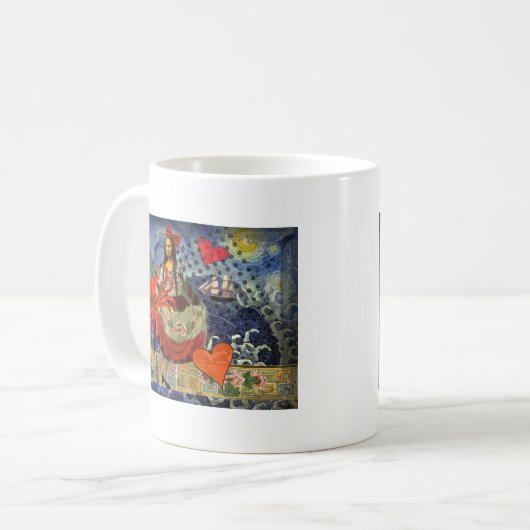 Mug Mona Lisa Fun Zodiac Whimsical (Devant gauche)