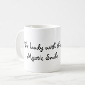 Mug Mona Lisa - La Dame avec le sourire mystique (Devant gauche)