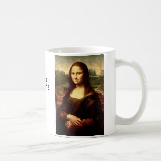 Mug Mona Lisa - La Dame avec le sourire mystique (Droite)