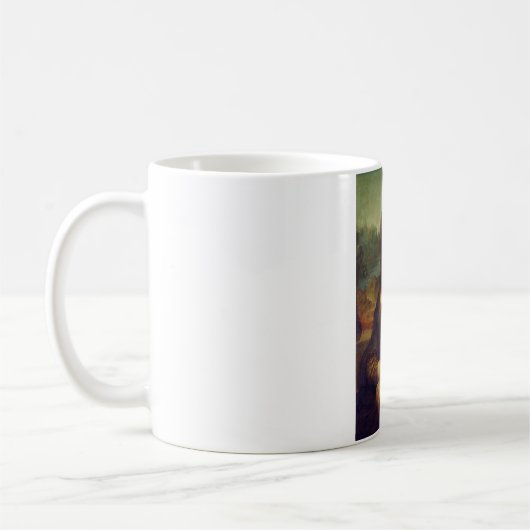 Mug Mona Lisa, Leonardo da Vinci (Gauche)
