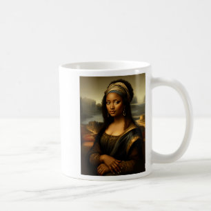 Mug Mona Lisa noire Histoire noire américaine afro-amé