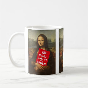Mug Mona Lisa Restez Calme Et Souriez