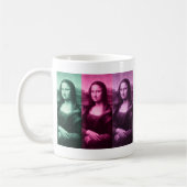 Mug Mona Lisa Rose vert violet (Gauche)
