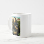 Mug Mona Lisa - Rottweiler (#3) (Devant gauche)