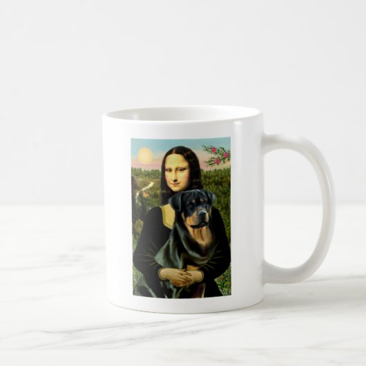 Mug Mona Lisa - Rottweiler (#3) (Droite)