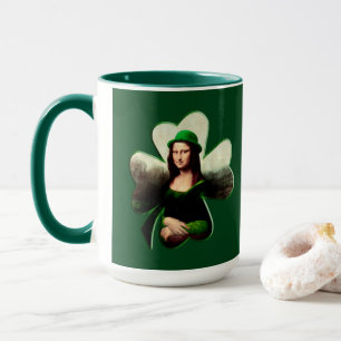 Mug Mona Lisa Saint-Patrick Clover