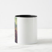 Mug Mona Lisa tenant son animal de compagnie Léonard d (Centre)