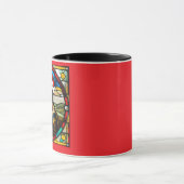 Mug Mona Lisa Vitrail de Noël (Centre)