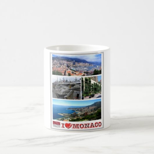 Mug Monaco - Europe - I Love - (Centre)