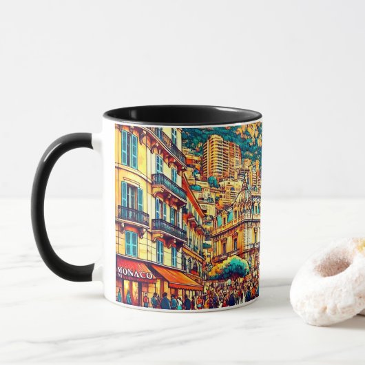 Mug Monaco, Glamour qui ne s'estompe jamais (Avec donut)