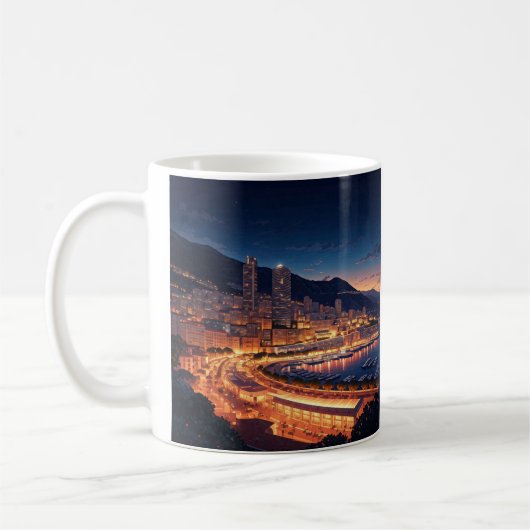Mug Monaco Monte Carlo la nuit (Gauche)