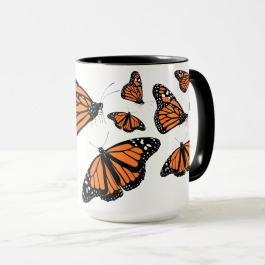 Mug Monarque Butterflies (Devant droit)