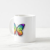 Mug Monarque papillon arc-en-ciel (Devant gauche)