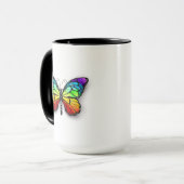 Mug Monarque papillon arc-en-ciel (Devant gauche)