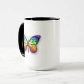 Mug Monarque papillon arc-en-ciel (Devant gauche)