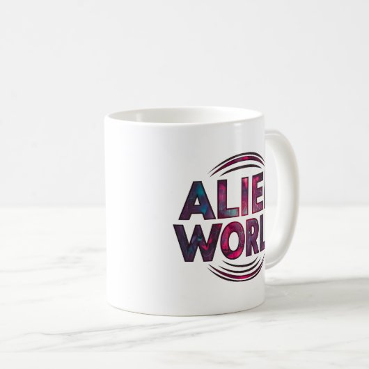 Mug Monde alien (Devant droit)