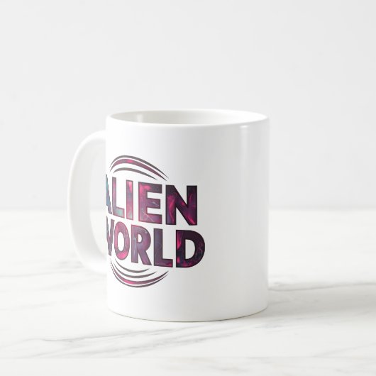 Mug Monde alien (Devant gauche)