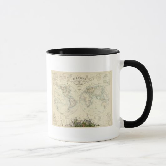 Mug Monde aux hémisphères (Droite)