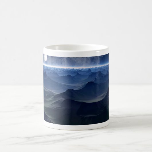Mug monde bleu (Centre)