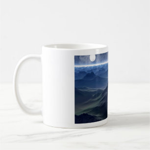 Mug monde bleu