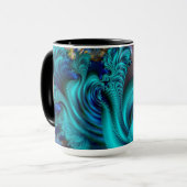 Mug Monde bleu (Devant gauche)