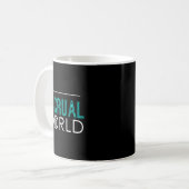 Mug Monde de la comptabilité d'exercice drôle & co (Devant gauche)