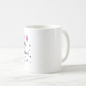 Mug Monde du Midsiècle de la meilleure mère-mère (Devant droit)