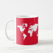 Mug Monde élégant en géranium (Gauche)