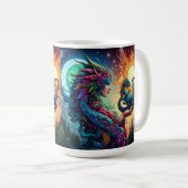 Mug Monde Fantastique de Magie de Dragon (Devant droit)
