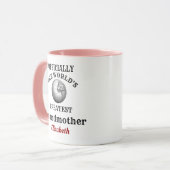 Mug Monde grand-mère Ajouter votre nom grand-mère (Devant gauche)