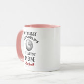 Mug Monde Greatest Maman Ajouter Votre Nom Mère (Devant gauche)