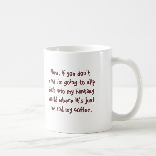 Mug Monde imaginaire de café - customisé (Droite)
